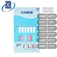 MiCare [25pk] - 12-Panel Urine Drug Test Card (AMP/BAR/BZO/COC/mAMP/MDMA/MTD/OPI/OXY/PCP/PPX/THC) #MI-WDOA-1124