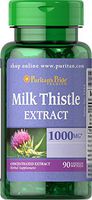 Puritans Pride Milk Thistle 4:1 Extract 1000 Mg (silymarin), 90 Count
