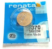 Renata Battery 370 Sr920W Silver 1.55V Swiss Made