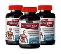 Male Enhancing Pills Erection Best Seller - Extreme Male Pills - Male Enhancement Formula - Muira puama Herbal Supplements - 3 Bottles 180 Tablets