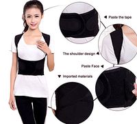 YK Care® Spine Alignment Kyphosis Brace for Teens Students Back Shoulder Support Brace Straightenout Vest Belt Correction Tightening Body Posture Black Slimming Belt Band (XL)