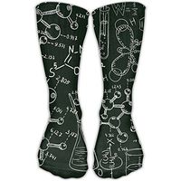 ETcRe Men&Women's Science Chemistry Formula Fashion Crew Sock Athletic Ankle Dress Sock One Size