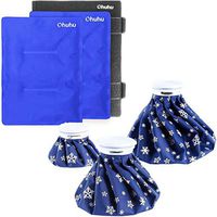 Ohuhu (6"/9"/11") Ice Bag Snowflake + 14" X 11" Gel Pack (2Pack) with Wrap
