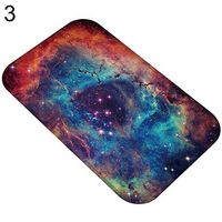 Super1798 40x60cm Watermelon Flower Flannel Non-slip Water Absorption Carpet Bathroom Mat - 3#-3#