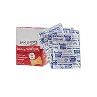Medique MP61773 Medi-First Extra Large Fingertip Woven Adhesive Bandages, XL, Flesh (Pack of 25)