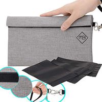 Smell Proof Bag - Quality Odor Smell Proof Carbon Lined Storage, Stash, Travel Case & Pouch - Eliminates & Traps Odor, Smell, Stink, Scent, Keep Herbs Tea & Goods Fresh, Premium Universal 2020 Version