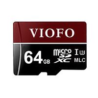 VIOFO 64GB High Speed MLC Micro SDXC U3 Memory Card with Adapter Support Ultra HD 4K Video Recording