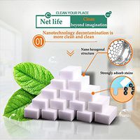 HL STORE Magic Eraser 100PCS Multi-Surface Cleaning Pads Extra Power Pro Thick Sponges Melamine Foam