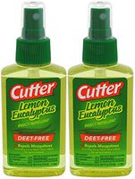 Cutter Lemon Eucalyptus Insect Repellent 4 Ounce Pump (118ml) (2 Pack)