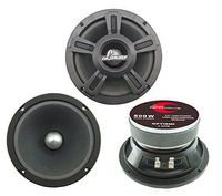 Lanzar Upgraded Opti Pro 6.5" High Power MidBass - Powerful 500 Watt Peak 105Hz - 12 kHz Frequency Response 30 Oz Magnet Structure 4 Ohm w/Paper Cone and Foam Surround Full Range Speaker - OPTI6MI