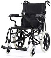 Xiaochongshan Folding Wheelchair Back, Deck Carrying Electric Wheelchairs, Intelligent Lightweight Foldable Electric Wheelchair, Small Electric Wheelchair, (Color : Black)