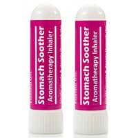 Nausea and Tummy Relief 2 Pack Aromatherapy Inhaler, Stomach Soother with Essential Oils