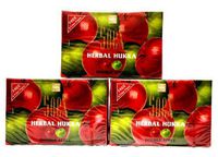 150 gr Soex "DOUBLE APPLE" Herbal Hookah Shisha - 100% Natural Shisha Molasses Tobacco-Free for Hooka Huka Sheesha Nargila Narghile / Includes 3 x 50 gram boxes - 150 grams shisha total