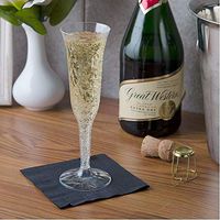 Fineline Settings Flairware Clear 5 oz. Two-Piece Champagne Flute, 50 Flutes