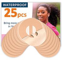 Fixic – 25 pcs Waterproof Adhesive Patches with Belt - Pre Cut Back Paper Adhesive Patch – Tan Color - Best Fixation