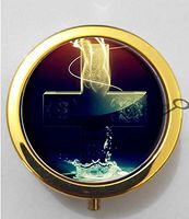 BlackKey Christian Cross Lords Prayer Cross 3-Compartment Decorative Pocket Gift Box Case Organizer for Pill, Color 2 -851