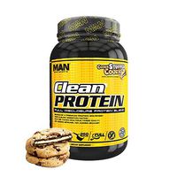 Man Sports Clean Protein Powder. Cookie Stuffed Cookie Flavored Protein Powder with 24 Grams of Protein Per Serving (23 Servings)