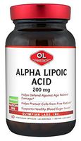 Olympian Labs Alpha Lipoic Acid 200mg,  60 Veg. Capsules, (Pack of 2)