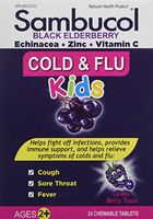 SAMBUCOL Cold and Flu Kids Chewables, 24 CT