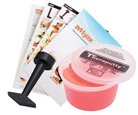 TheraPutty Standard Exercise Putty Red 1 LB + Puttycise Cap Turn TheraPutty Exercise Tool + Manual Bundle
