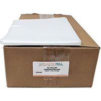 PlasticMill 42 Gallon Contractor Bags: Clear, 4 MIL, 33x48, 50 Bags.