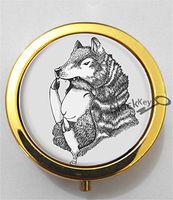 BlackKey Sheep 3-Compartment Decorative Pocket Gift Box Case Organizer for Pill, Color 2 -2170