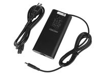 Boyuan HU 19.5V 6.67A 130W AC Adapter Charger Replacement Laptop Adapter for Dell S2719DC S2719DCt Inspiron 7590 P83F P83F001 Portable Laptop AC Adapter(4.53.0mm)