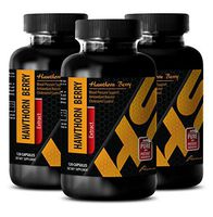 Metabolism and Nutrition - Hawthorn Berry Extract 665 Mg - Dietary Supplements - Hawthorn Root Berry - 3 Bottles (360 Capsules)