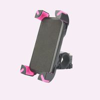 Bike Cell Phone Mount Holder Mobile Phone Mount for Bicycle Motorcycle Handlebar Phone Mount for iPhone 6 6S Plus 5SE Galaxy S7 S6 Edge Note 5 GPS Fits BMX MTB Road Bike Schwinn Trek Etc (red)