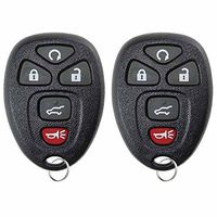 KeylessOption Keyless Entry Remote Control Car Key Fob Replacement for 15913415 (Pack of 2)