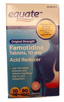 Equate - Acid Controller, Original Strength 10 mg, 90 Tablets Compare to Pepcid AC Acid Reducer