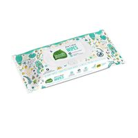 Seventh Generation Baby Wipes, Free & Clear Unscented and Sensitive, Gentle as Water, with Flip Top Dispenser, 30 count Travel Pack