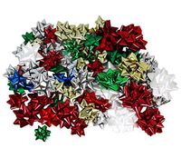 Hollywood Ribbon Inc. Christmas Bows Assortment, 84-Count