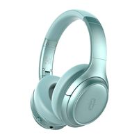 TaoTronics Active Noise Cancelling Headphones [2019 Upgrade] Bluetooth Headphones Over Ear Headphones Hi-Fi Sound Deep Bass, Quick Charge(Renewed) (Fresh Mint)