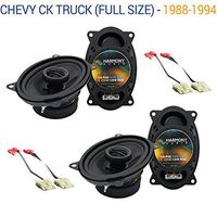 Compatible with Chevy CK Truck (Full Size) 1988-1994 Factory Speaker Upgrade Harmony (2) R46 New