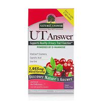 Nature's Answer Urinary Tract Health | Fast Acting Three-Day Regimen | Cranberry Flavor Dietary Supplement | Alcohol-Free, Gluten-Free, Kosher Certified, Vegetarian & Vegan 90 Capsules