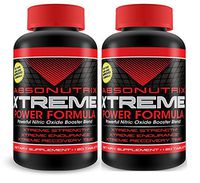 2 Absonutrix Xtreme Power Formula Powerful Nitric Oxide Booster Blend 120 Tablets Xtreme Strength Xtreme Endurance Xtreme Recovery Time