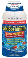 Wellesse Joint Movement Glucosamine with Chondroitin + MSM, Natural Berry Flavor, 16-Ounce (480 ml) (Pack of 2)