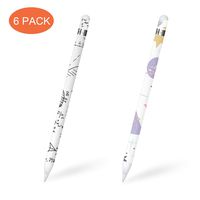 Personalized Ipencil Anti Slip Protective Body Stickers Unique Creative DIY Cool Skin Cover Compatible with Apple Pencil 1st Generation Pencil Decoration Sticker 6 Pcs (Genius & Universe World)