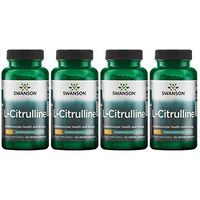 Swanson L-Citrulline - Pharmaceutical Grade 850 mg 60 Veg Caps 4 Pack