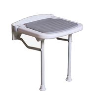 Bathroom Wall Chairs/Elderly Women Handicapped Shower Chair/Folding Wall Chair Grey/Bathroom Folding Stool/Shower Stool/Folding Chair/Shoes Stool/Can Be Loaded 230KG (Size : 3836.547.5cm)