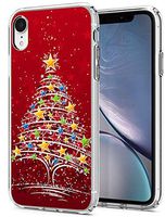 Protective Case Applicable to iPhone XR 6.1 inch Red Christmas Tree