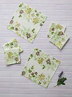 April Cornell Prairie Hopsack Cocktail Ecru Napkins Set of 6
