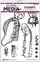 Dina Wakley Media MDR69584 DINA WAKLEY Cling ST Funny PEEP