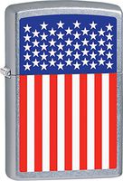 Zippo Personalized Message Engraved on Backside Customized Eagle Bald Flag Patriotic Windproof Lighter (Style25)