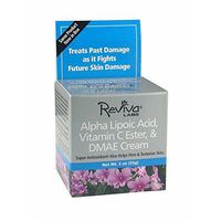 Reviva Labs Alpha Lipoic Acid Vitamin C Ester and DMAE Cream, 2 Ounce - 3 per case.