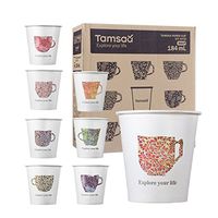 Tamsaa 400 Pack Hot Drink Paper Cups (6.5oz)
