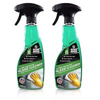 Car Glass and Car Window Cleaner 2 Pk - Streak Free Formula is Great On All Glass, Automotive Windows, Windshields, Mirrors and Other Plastic Surfaces - Remove The Toughest Dirt and Grime - XL 18 oz