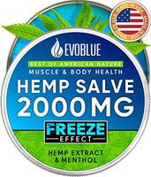 Premium Hemp Salve - Strong Freeze Pain Relief - Made in USA – 2000mg Hemp Cream - Arnica and Menthol – Relieves Inflammation, Muscle, Joint, Back, Knee and Arthritis Pain