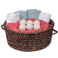MSQL Wool Dryer Balls Organic, Natural Fabric Softener, Pet Fur Hair Remover, Reduce Wrinkles & Shorten Drying Time